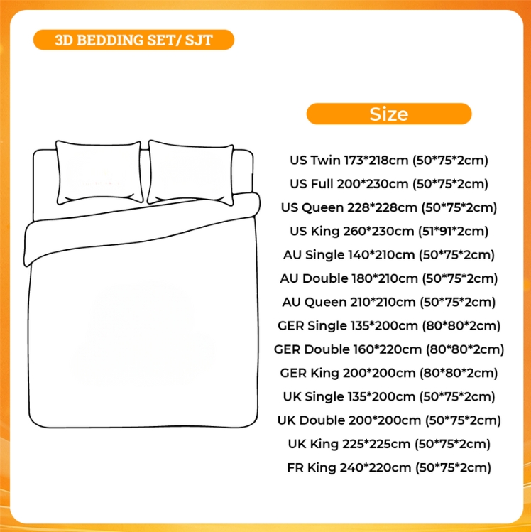 3D BEDDING SET - Link Click Store